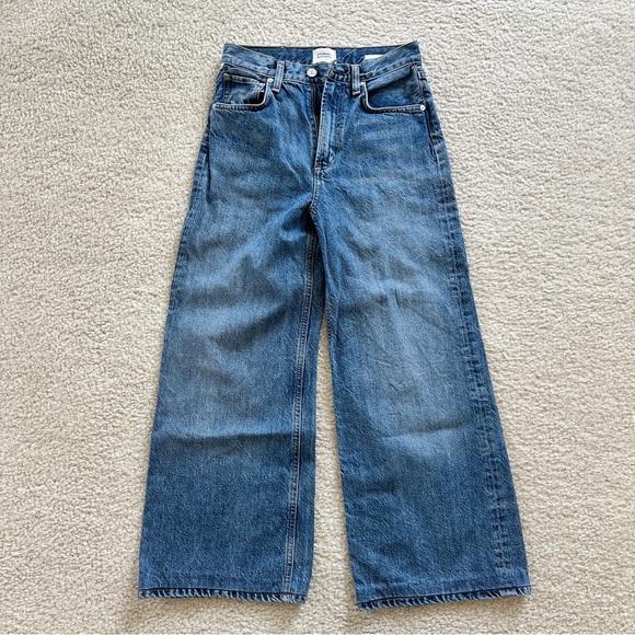 Citizens Of Humanity Pamona Low rise wide leg Jeans size 24 - Picture 1 of 7